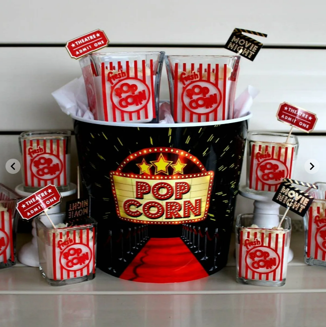 Popcorn Theme Scented Soy Wax Candles 16oz