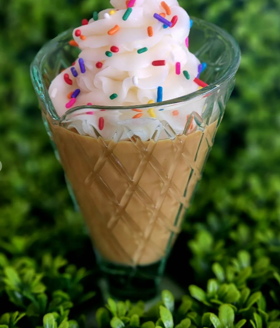 Ice Cream Cone Delight Soy Wax Candle