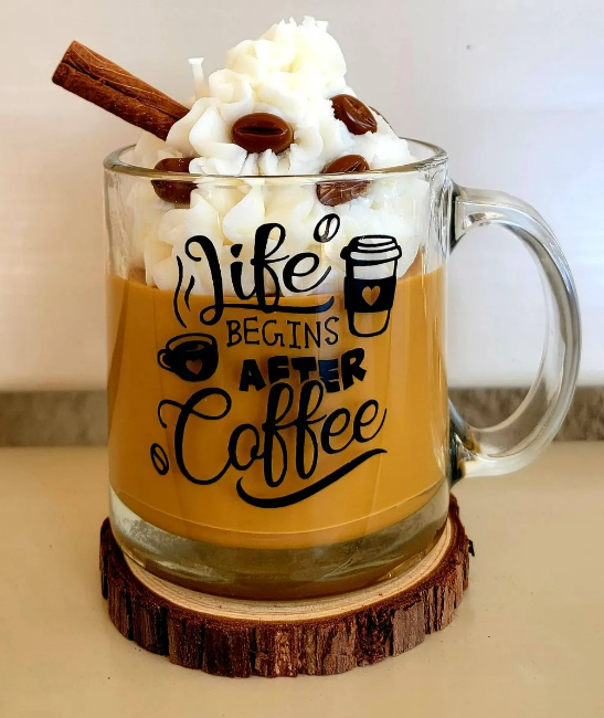 Café Themed Scented Soy Wax Candles: Bring the Café Home 16oz