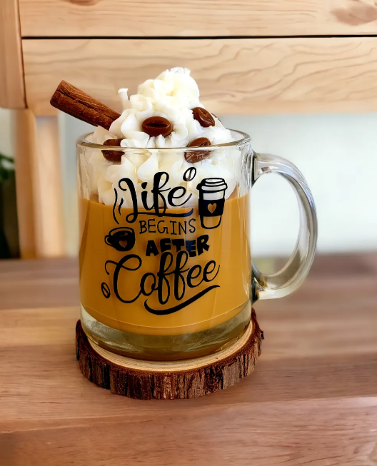 Café Themed Scented Soy Wax Candles: Bring the Café Home 16oz
