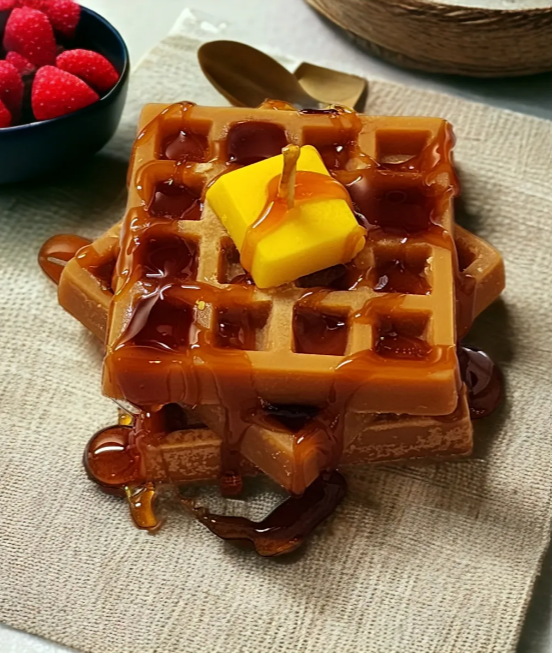 Maple Waffle Candle