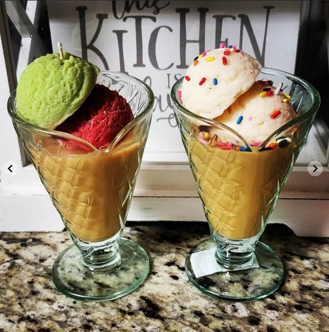 ice cream cone candle