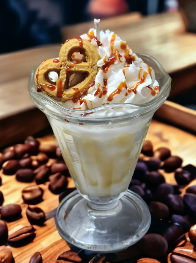 Salted Caramel Pretzel Sundae Candle