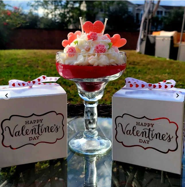 Valentine Margarita candle