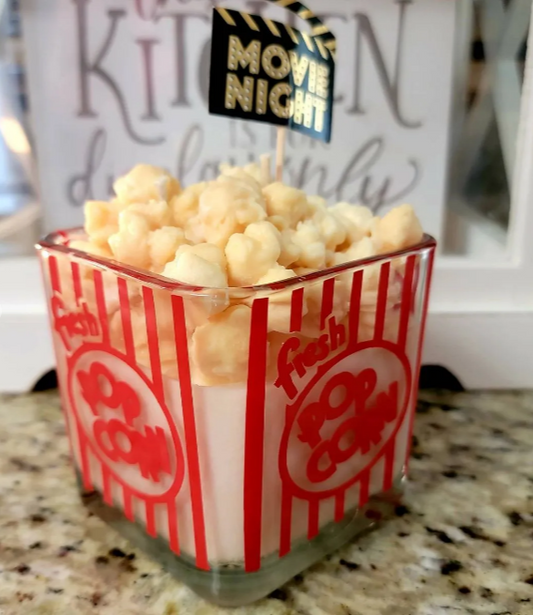 Popcorn Theme Scented Soy Wax Candles 16oz