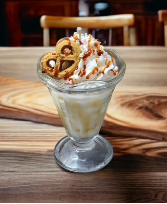 Pretzel Sundae Candle